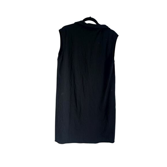 Frank & Eileen Mini Lily Popover Henley Tank Dress Sleeveless Black Size L NWOT - Picture 5 of 10